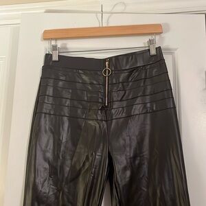 Faux Leather Pants